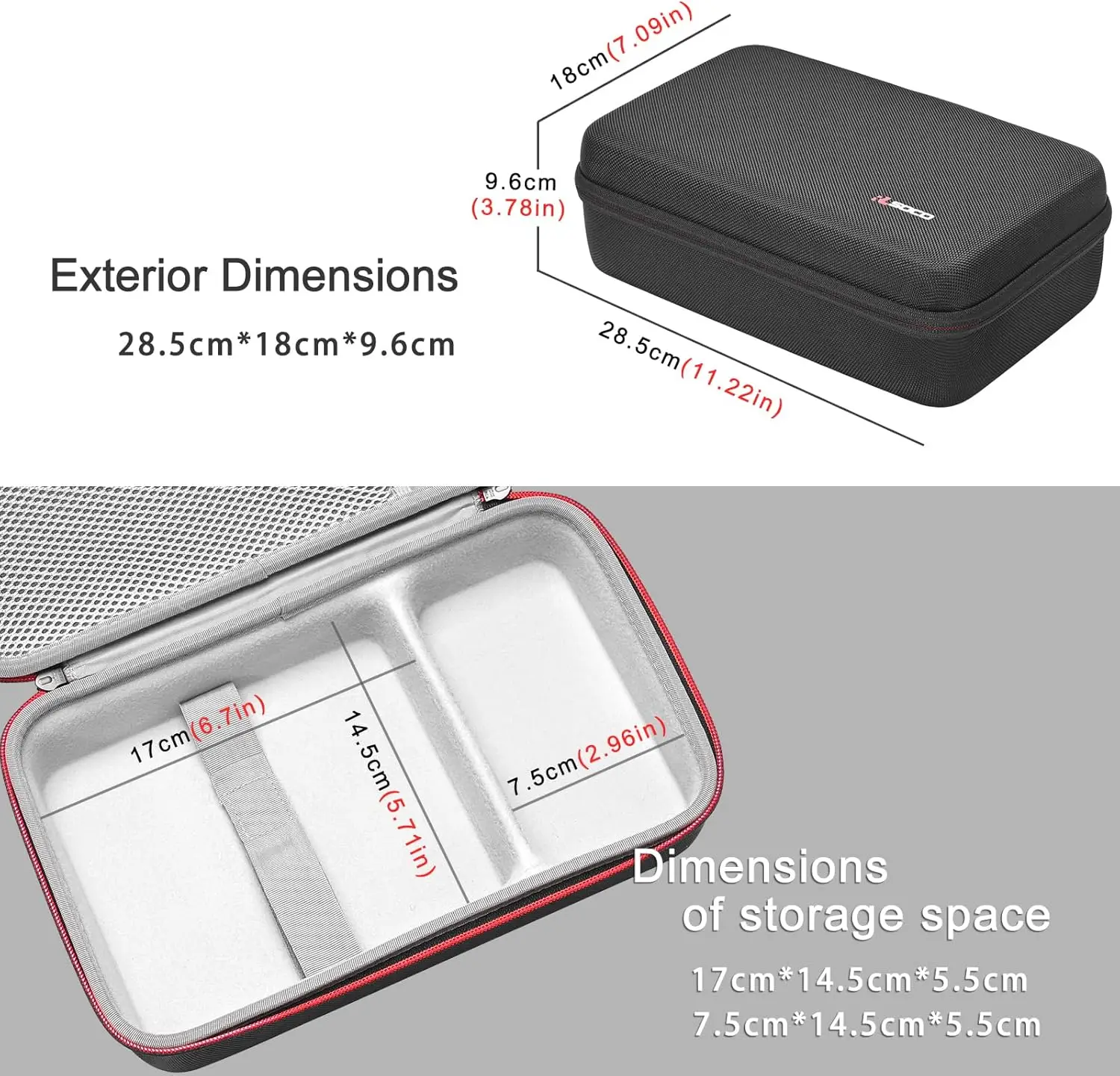 Фото Жесткий дорожный защитный чехол GMKTEK Nucbox K8 Plus Mini PC, жесткий чехол для настольного компьютера GMKTEK Nucbox K8 Plus №2