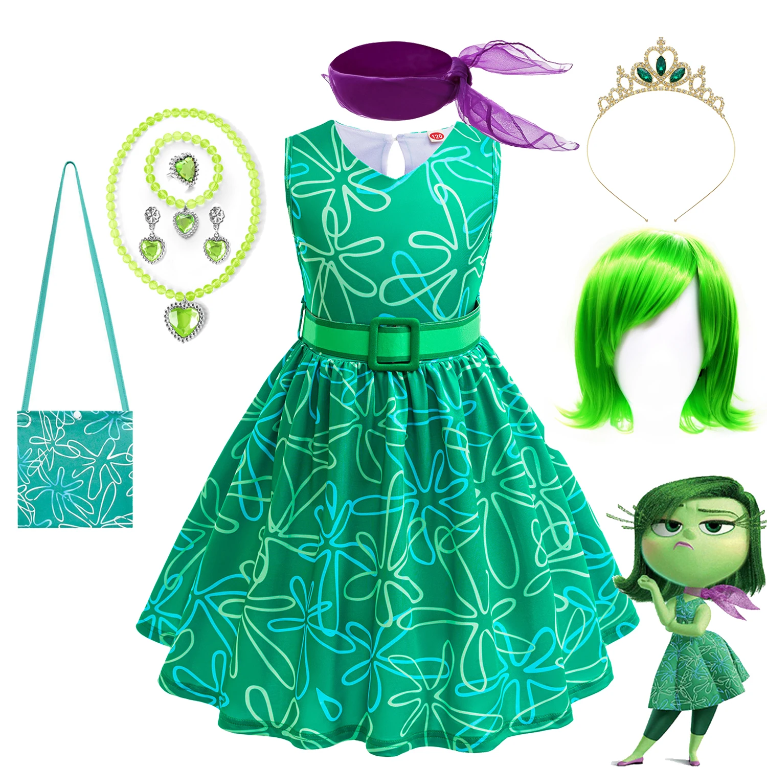 Костюм для косплея с изображением героев фильма Восторг детское мультяшное