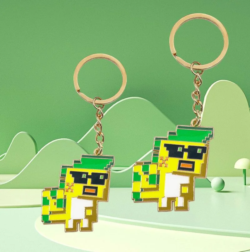 Брелок для ключей игры Genshin Impact косплей Natlan Kinich Dragon K'uhul Ajaw подвеска из сплава