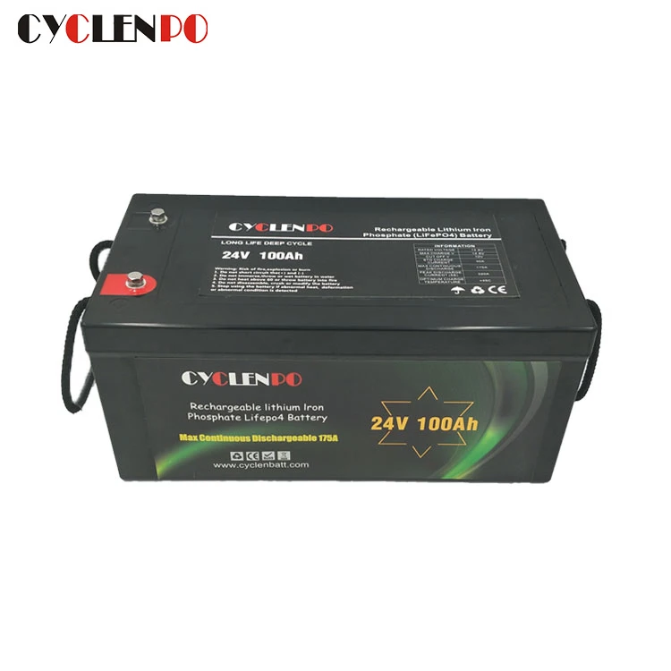 

Factory supply 24 volts lithuim ion battery 100ah 120ah 150ah 200ah