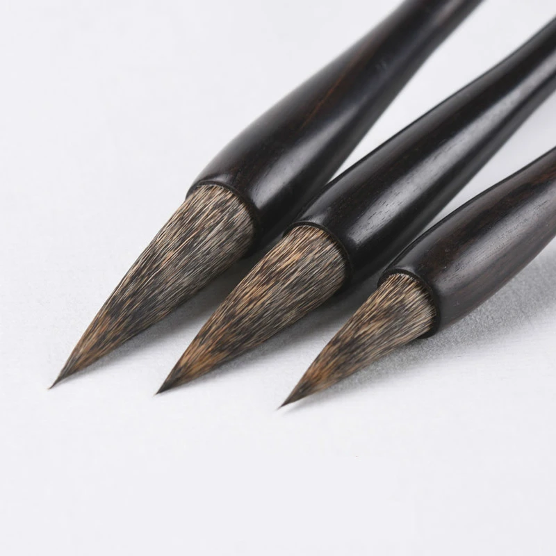Mouse Whiskers Calligraphy Brushes Set Chinese Calligraphy Regular Script Writing Brush Chinese Painting Freehand Paintng Brush