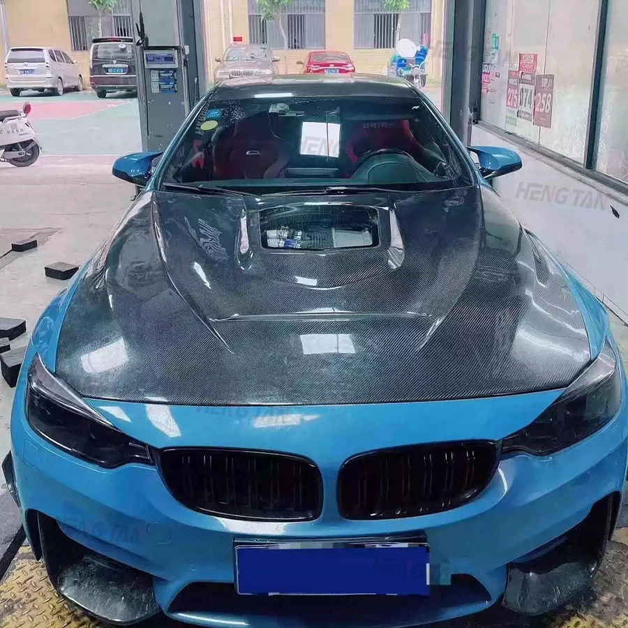 Для BMW M3 F80 M4 F82 F83 2014-2020 IM Style углеродное волокно автомобильный передний бампер