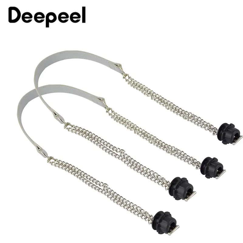 

Deepeel 76cm New Fashion Bag Silver Chain Shoulder Strap Crossbody Replaceable Chains Removable Handle Bags Hardware Accessory