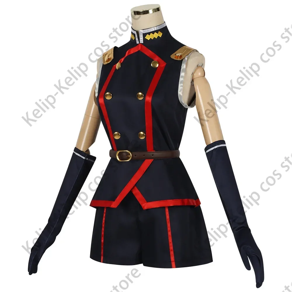 Kyouka Uzen Косплей Костюм Парик Аниме Mato Seihei No Slave Himari Azuma Униформа Шляпа Розовые