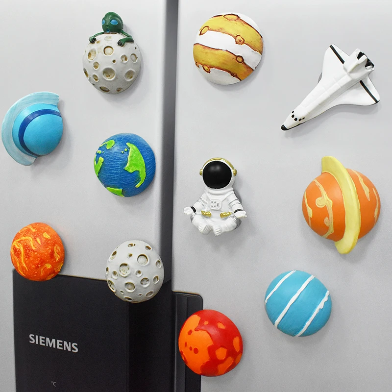 

Astronaut 3D stereo refrigerator sticker space shuttle space happy planet magnet magnet magnet sticker refrigerator decoration