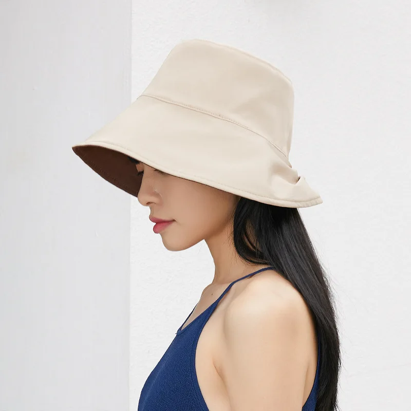 

High Quality Bucket Hat For Women Spring Summer Panama Fisherman Cap Foldable Reversible Fashion Designer Street Sun Hat chapeau