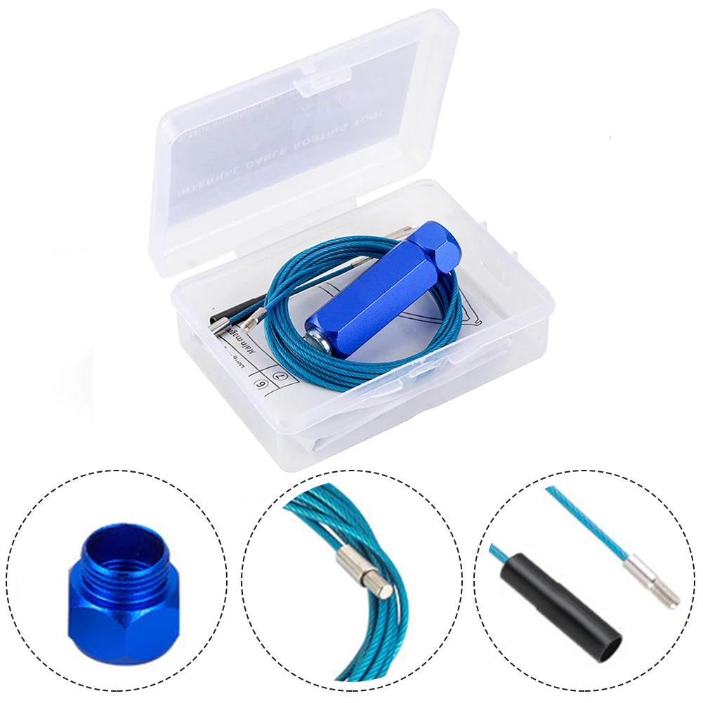 

1Set Bicycle Internal Cable Routing Tool Gear Brake Cable Inner Guide With Magnet Bike Hydraulic Wire Cable Guide Install Tools