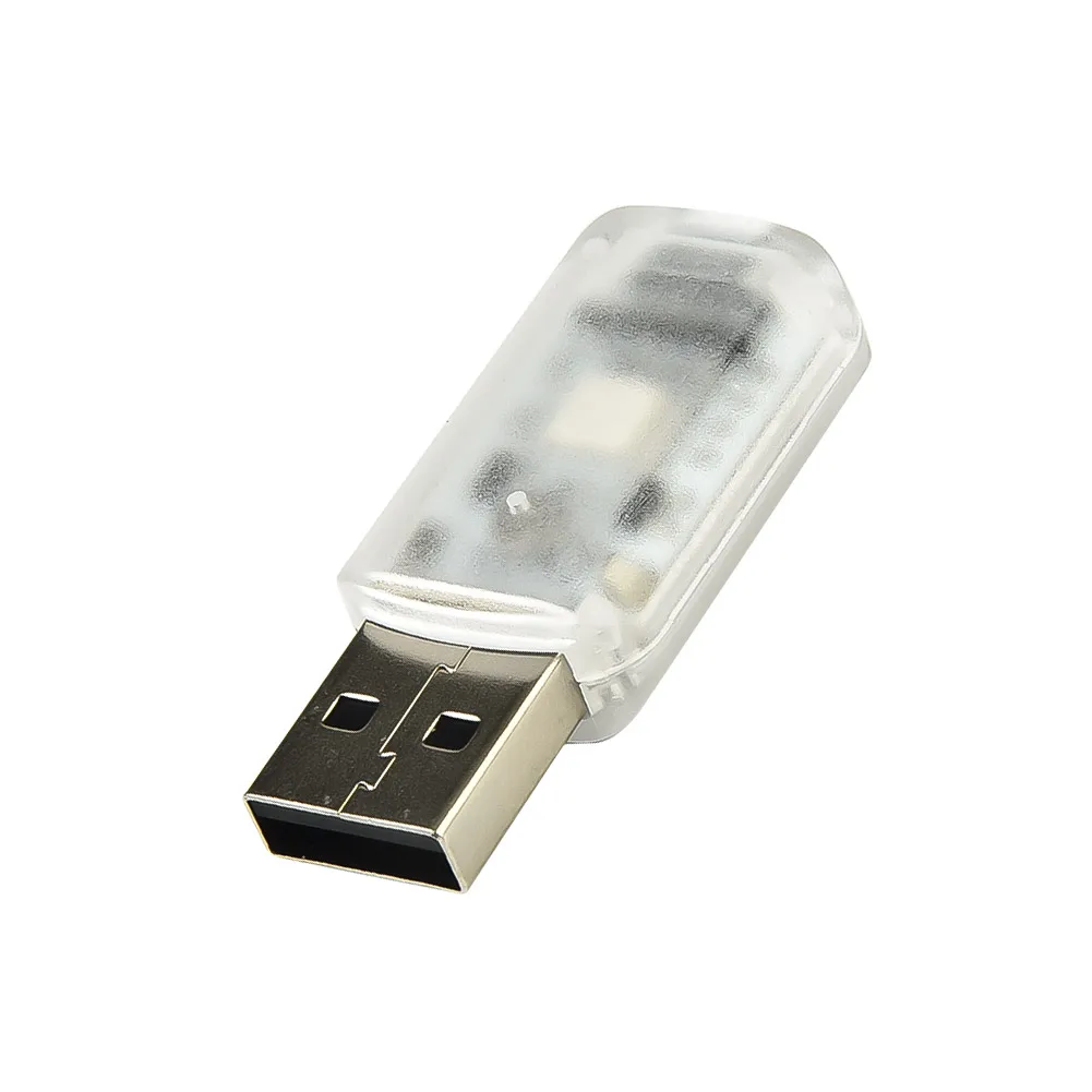 

Durable Useful USB Ambient Light Car Interior Eye-protection Lamp Bulb Metal Touch Key Accessories Non-glaring