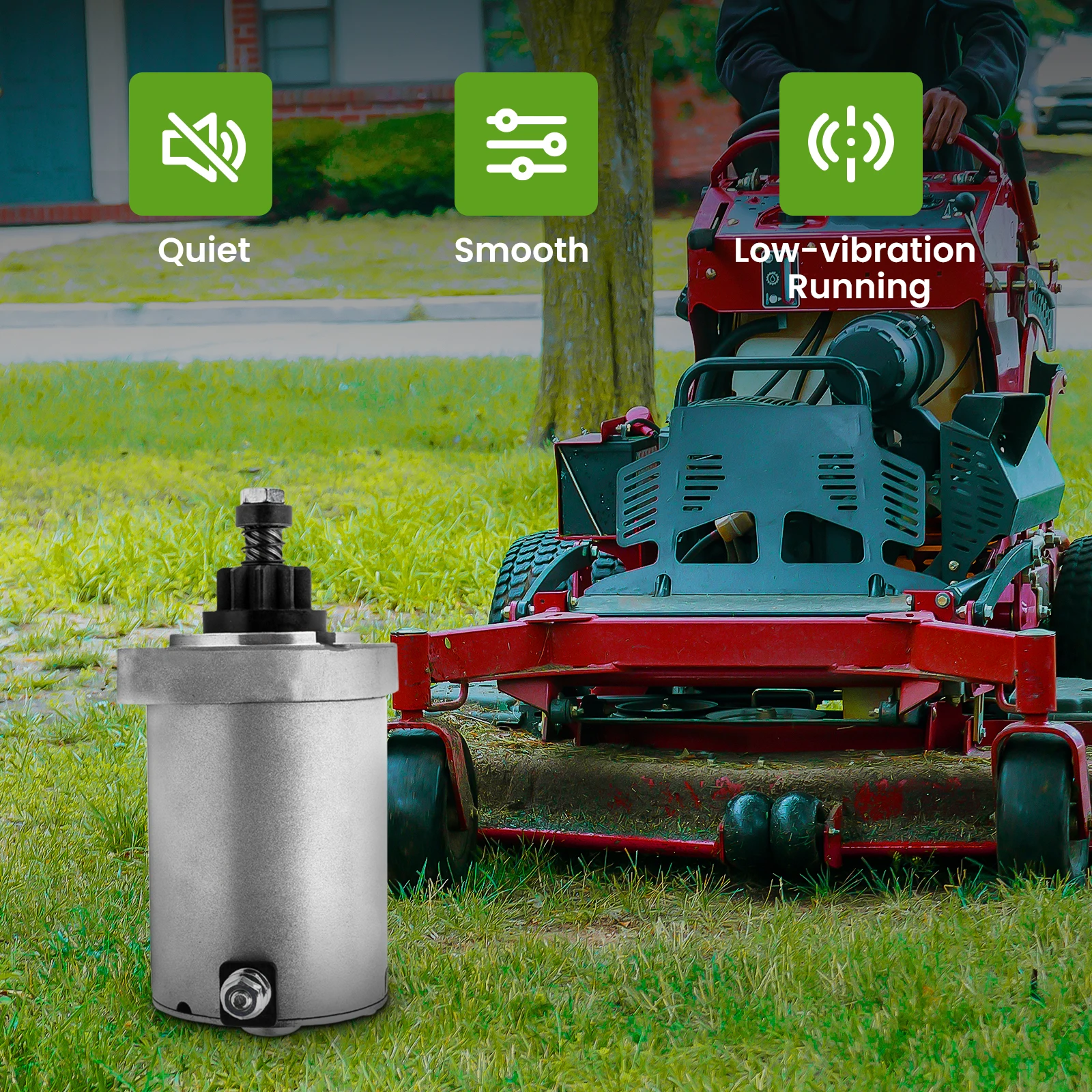 12 В стартер двигателя для Kawasaki 21163-0714 21163-7024 детской косилки Cub кадет RZT46 RZT50 RZT54