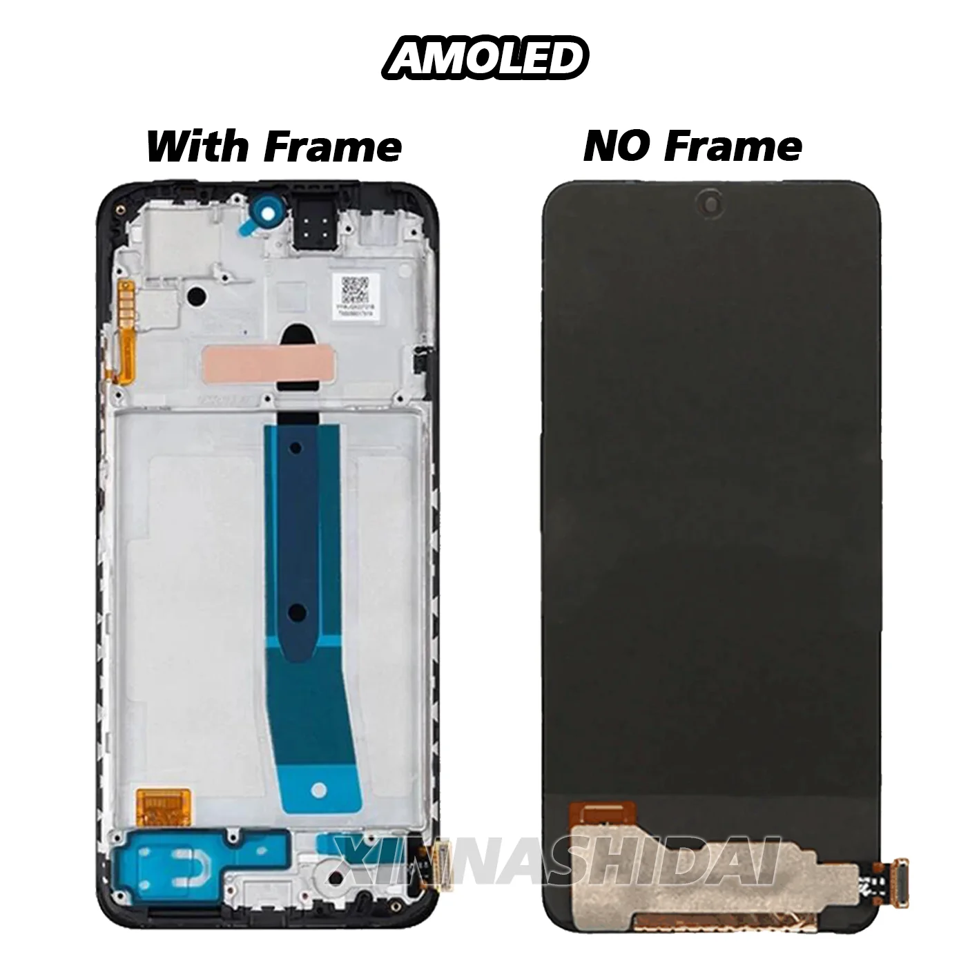 6 43-дюймовый Жк-дисплей Для Xiaomi Redmi Note 12s Емкостный Сенсорный Экран С Рамкой