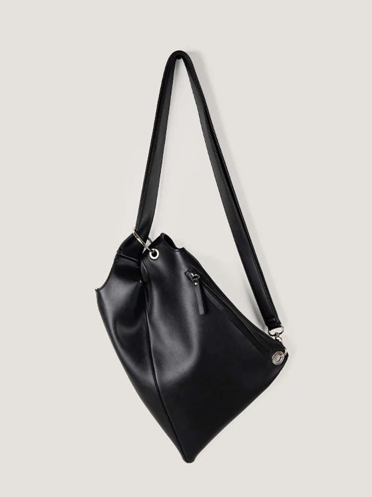 Асимметричная модная простая сумка через плечо Высококачественная