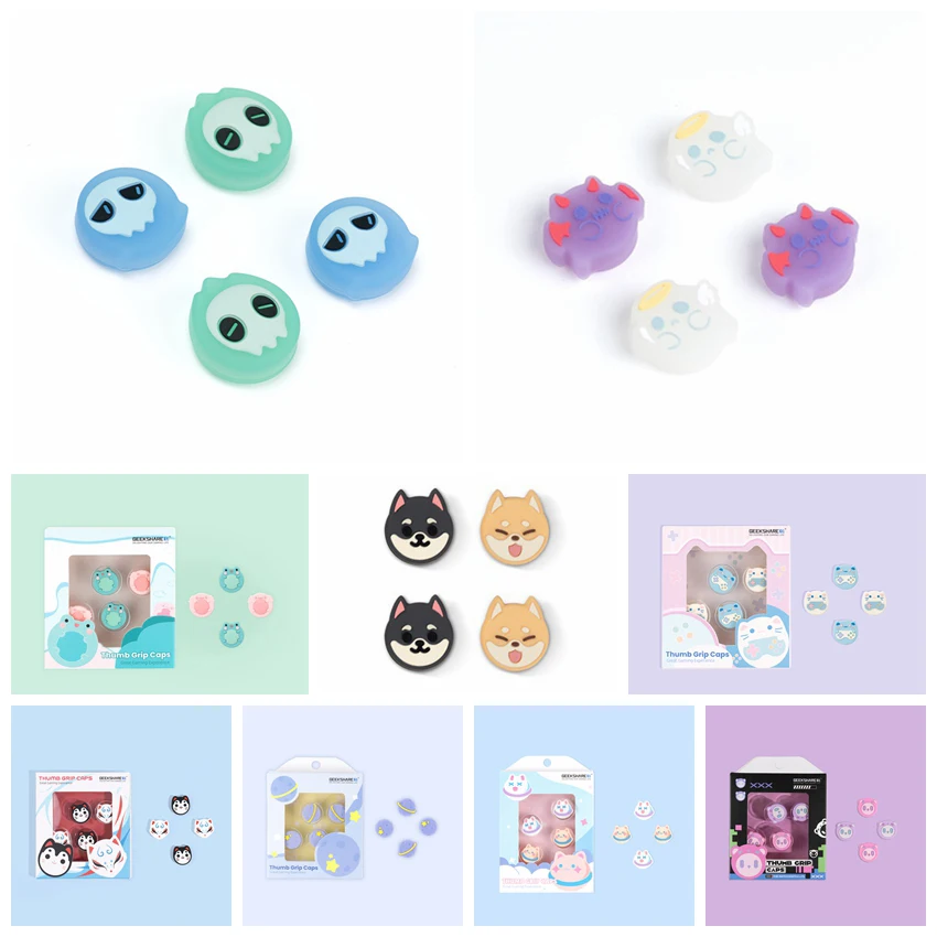 Привидение кошка животные силиконовая мягкая ручка для большого пальца защитный