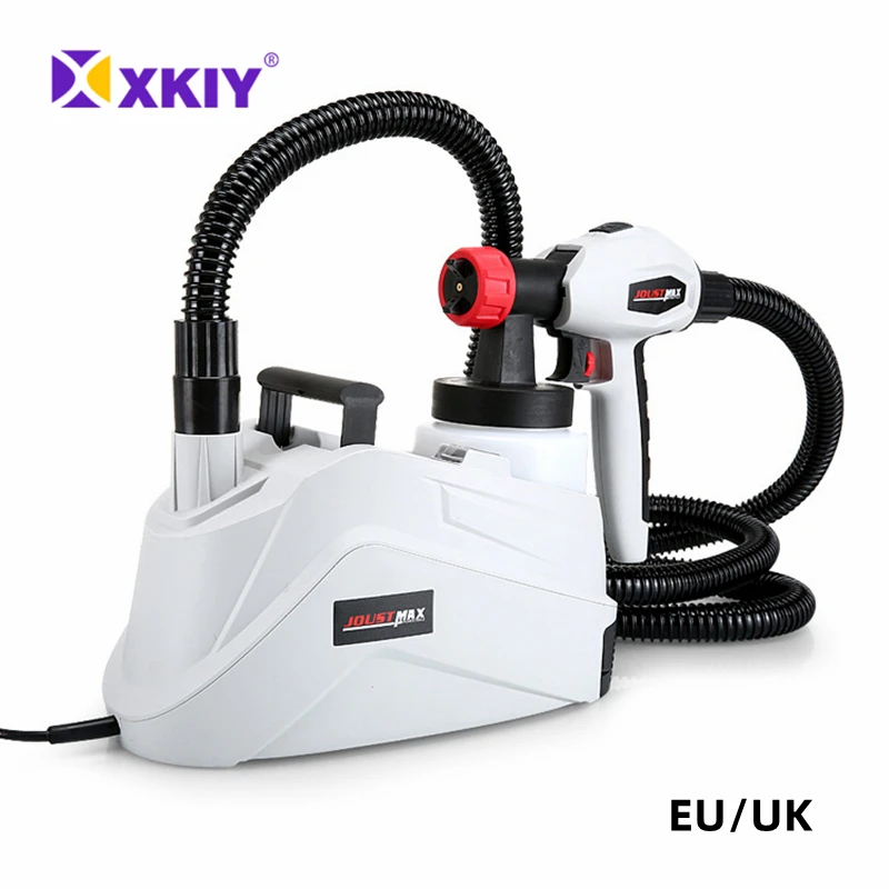 XKIY 1280W Electric Spray Gun 800ML Large Capacity  High Power Paint Sprayer 1.3+2.6 Copper Nzzle Adjustable Power Tools