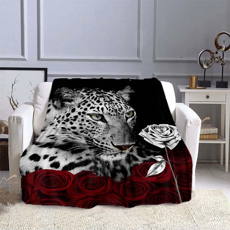 

Leopard Throw Blanket Snake Game Flannel Single Layer Blanket For Bedroom Gift Decoration Zelda For Kids Adults