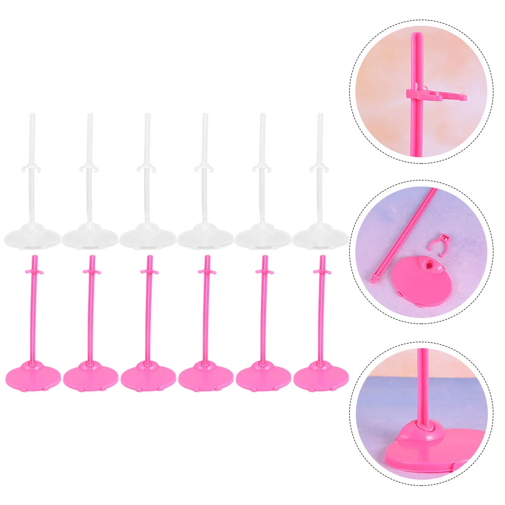 

24pcs Display Stands Baby Girls Supports Figure Stands Dolls Holders