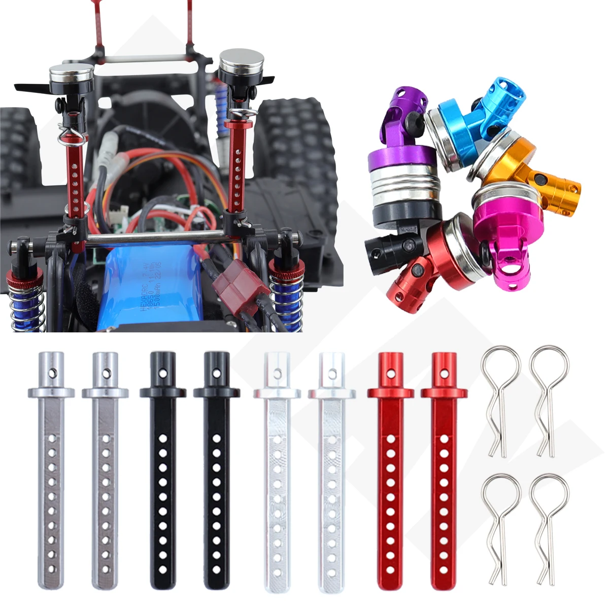 Металлический корпус держатель колонны магнитные невидимые фиксированные с