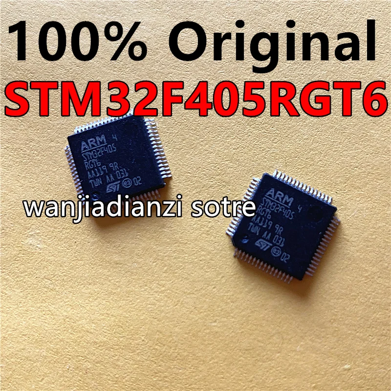 

100% Новый оригинальный STM32F405RGT6 32-разрядный микроконтроллер чип 1 Мб flash LQFP64 rgt6 st
