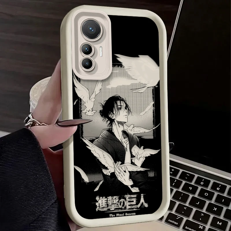 Фото Мягкий чехол Attack on Titan Eren для Xiaomi Poco C65 X7 X6 F6 F5 X5 X3 NFC F3 M6 Pro 4G Mi 13 12 11 Lite 5G 14 12T 13T 11T 14T Pro №5