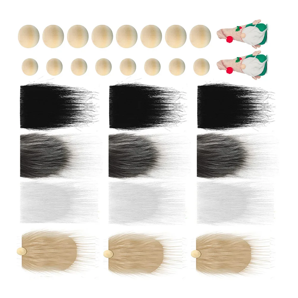 Реквизит Карликовый материал Упаковка Моделирование бороды Деревянный