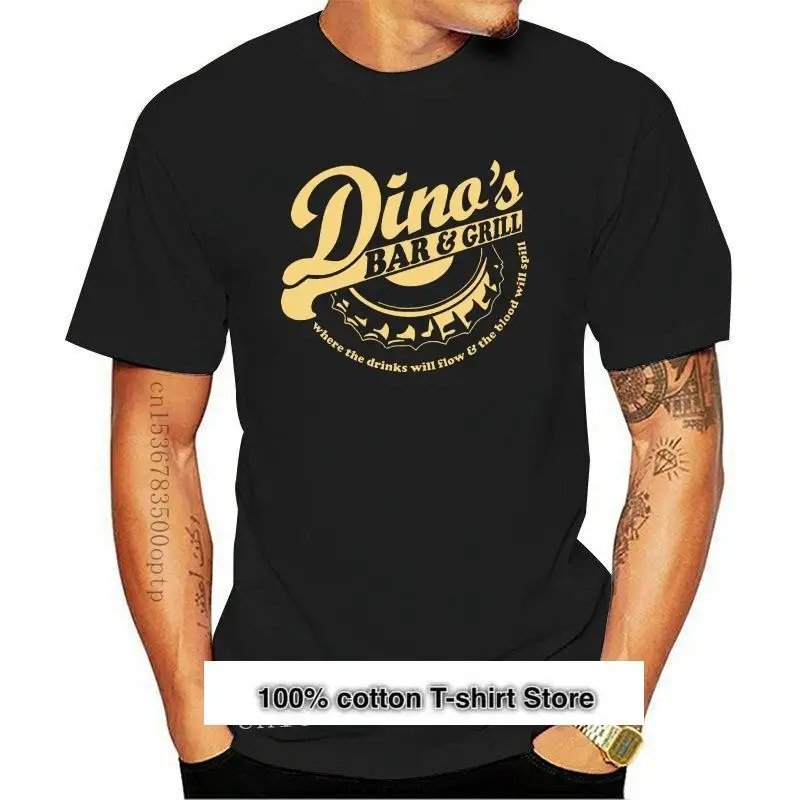 

Camiseta de 100% para hombre y mujer, ropa preenvuelta, personalizada, fina, Lizzy, Bar And Grill, novedad