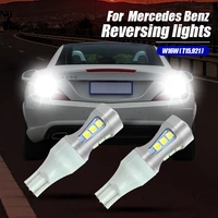 2pcs led reverse light blub lamp w16w t15 canbus for mercedes benz cls slk s r m class c218 x218 w166 w251 v251 w221 c216 r172