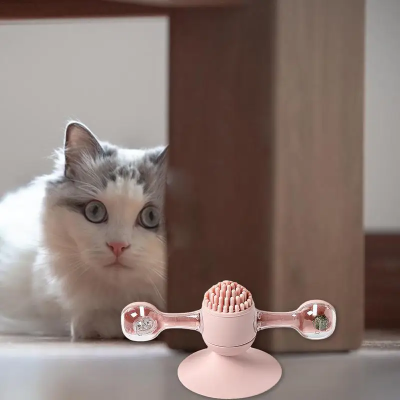 Ветряная мельница проигрыватель игрушка для кошек вращающийся игрушечный шар