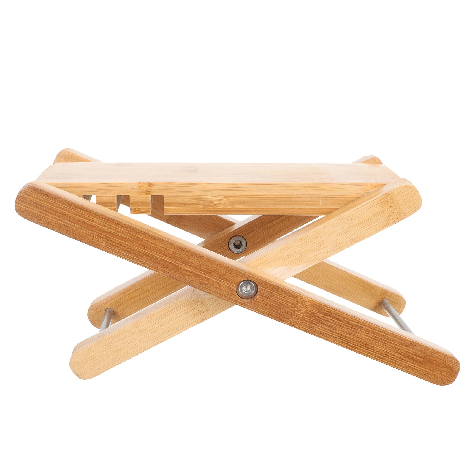 

Bamboo Beauty Nail Pedicure Foot Stool Adjustable Folding Guitar Foot Pedal