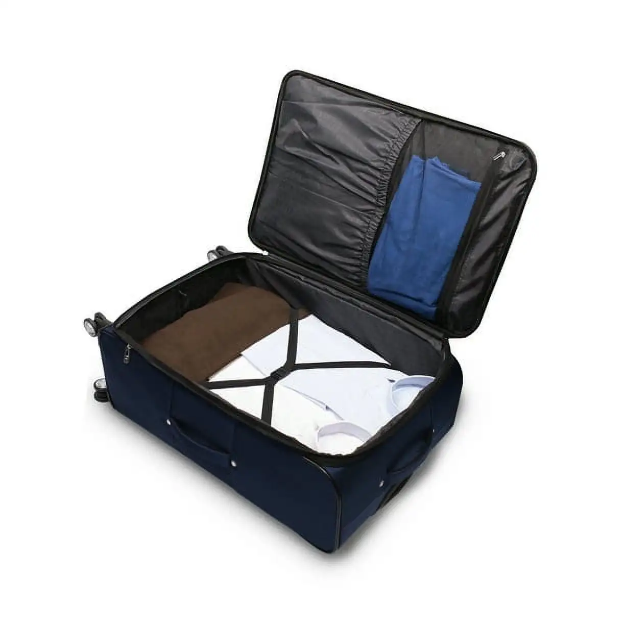 Защитный темно-синий чемодан на 8 колесах для спиннинга 29 дюймов