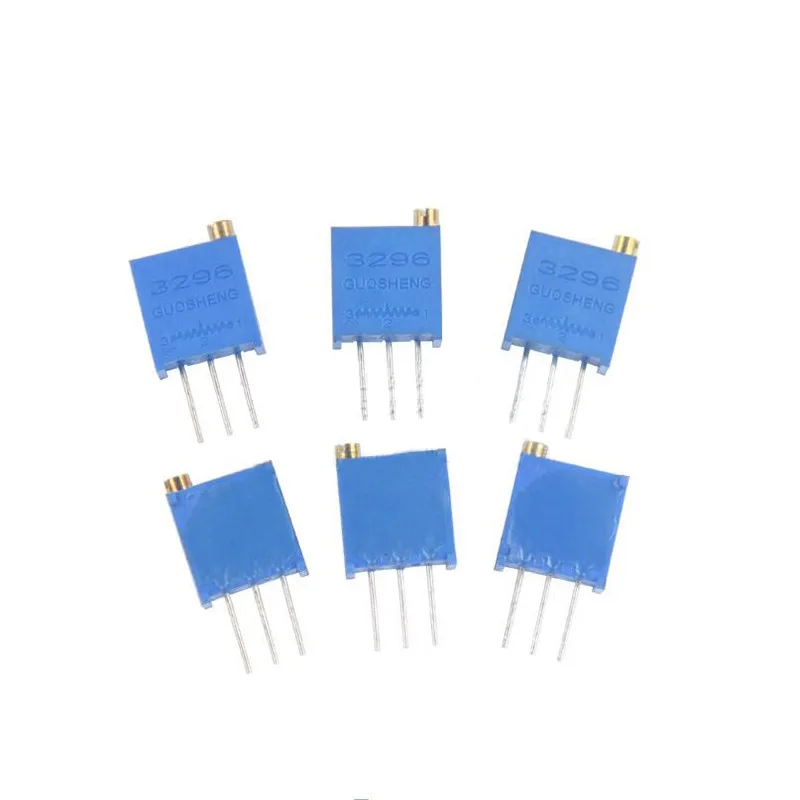 10 шт 3296W 1k 2k 5k 10k 20k 50k 100k 200k 500k 1M 1ohm Trim Pot Trimmer Тип потенциометра для Arduino
