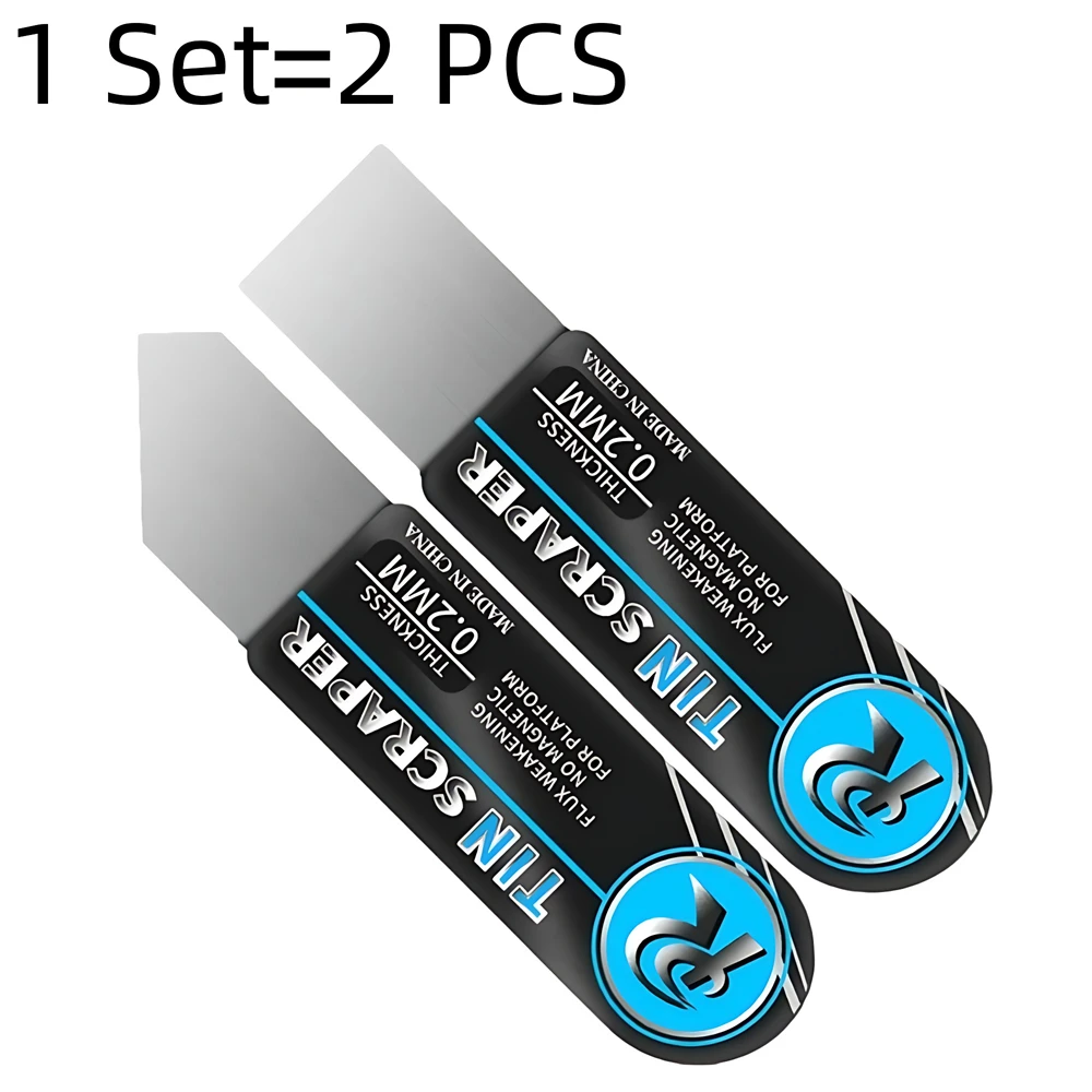 

Высокопрочный оловянный скребок толщиной 0,20 мм, ремонт мобильного телефона, припой, скребковый нож, лопатка