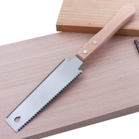 Wooden handle small double-sided saw wall board saw logging saw dense tooth flat cut saw tenon saw home woodworking DIY hand saw