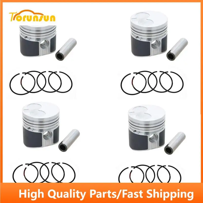 

4 x STD Piston & Ring Set Kit MM436618 MM406600 FOR MITSUBISHI K4D Excavator