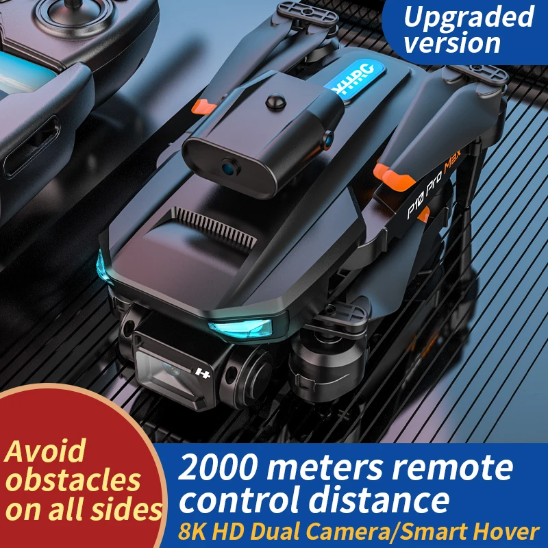 Квадрокоптер с двойной камерой Wi-Fi FPV HD