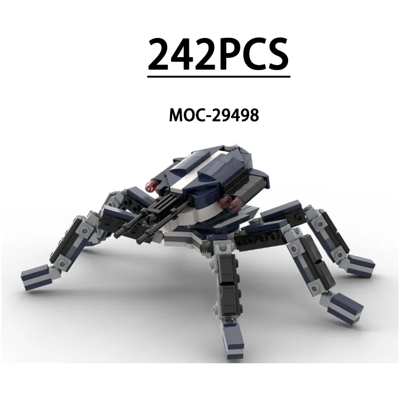 Строительный блок MOC-29498 Механические игрушки-меха 242 шт. подходят для маленьких