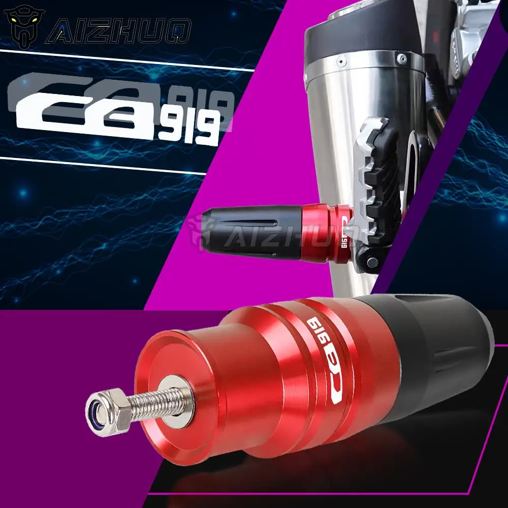 

EXhaust Pipe Sliders Protect For HONDA CB919 Motorcycle Avoid Collision CB 919 Falling protection Crash Pad slider Protector