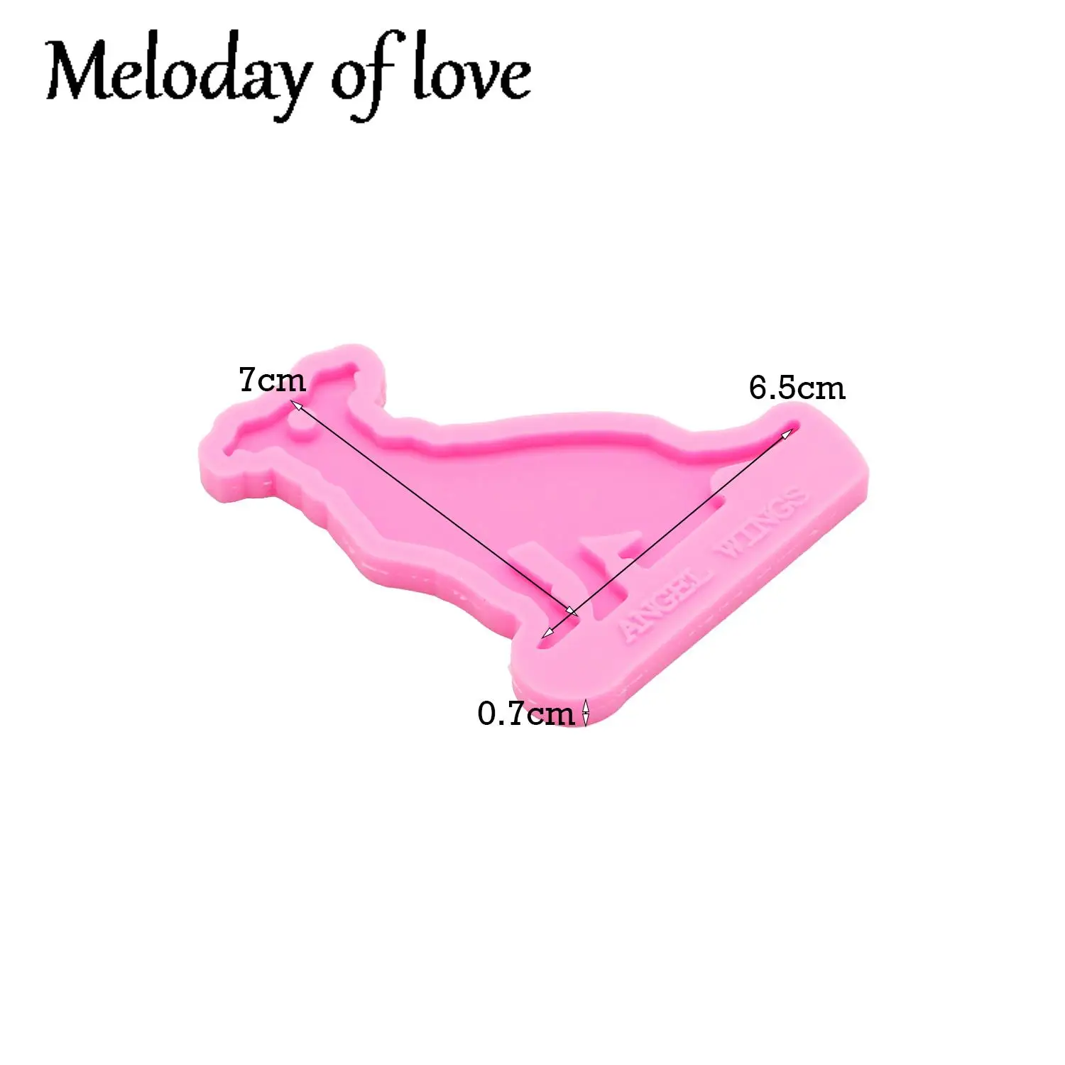 Блестящие различные формы для собак брелков DIY эпоксидная смола брелки