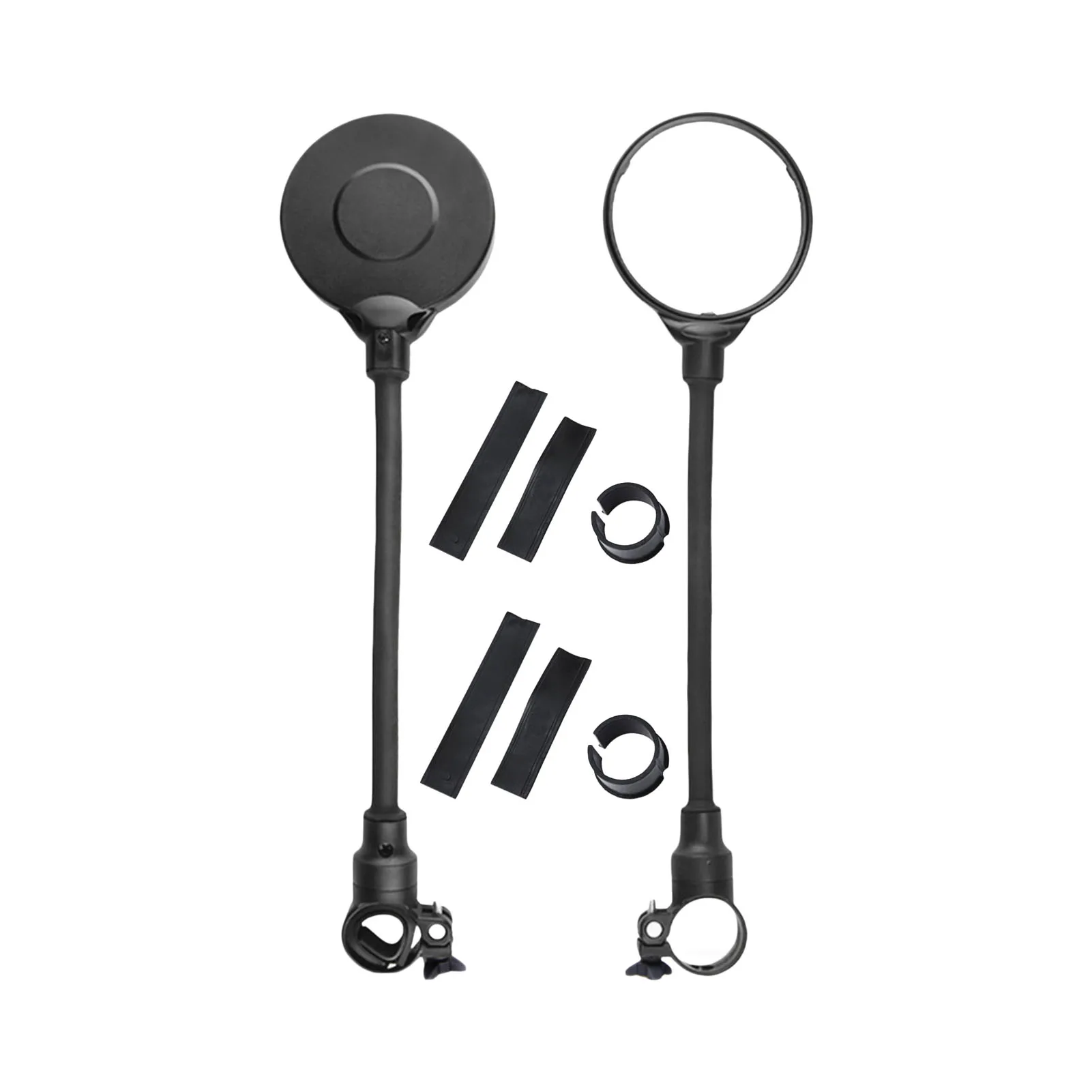 

Bike Mirror Adjustable Bike Mirrors Handlebar Rearview Mirror Safe Crystal Clear Glass Mirror Adjustable Rotatable Bike Mirror