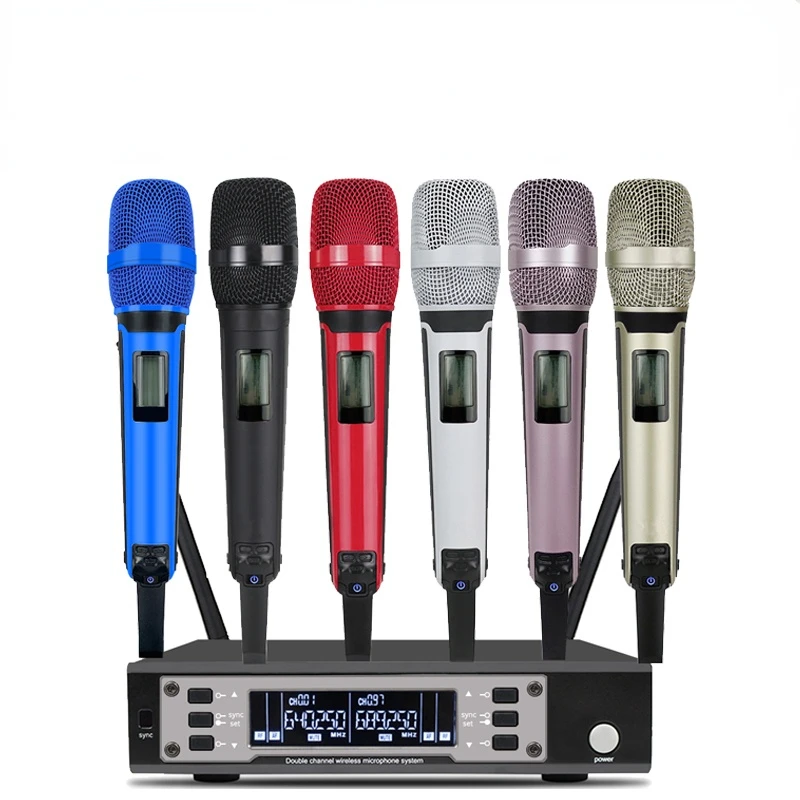 

système de Microphone professionnel sans fil EW135G4 UHF, longue Distance, double canal, double poche, Performance de Genuine