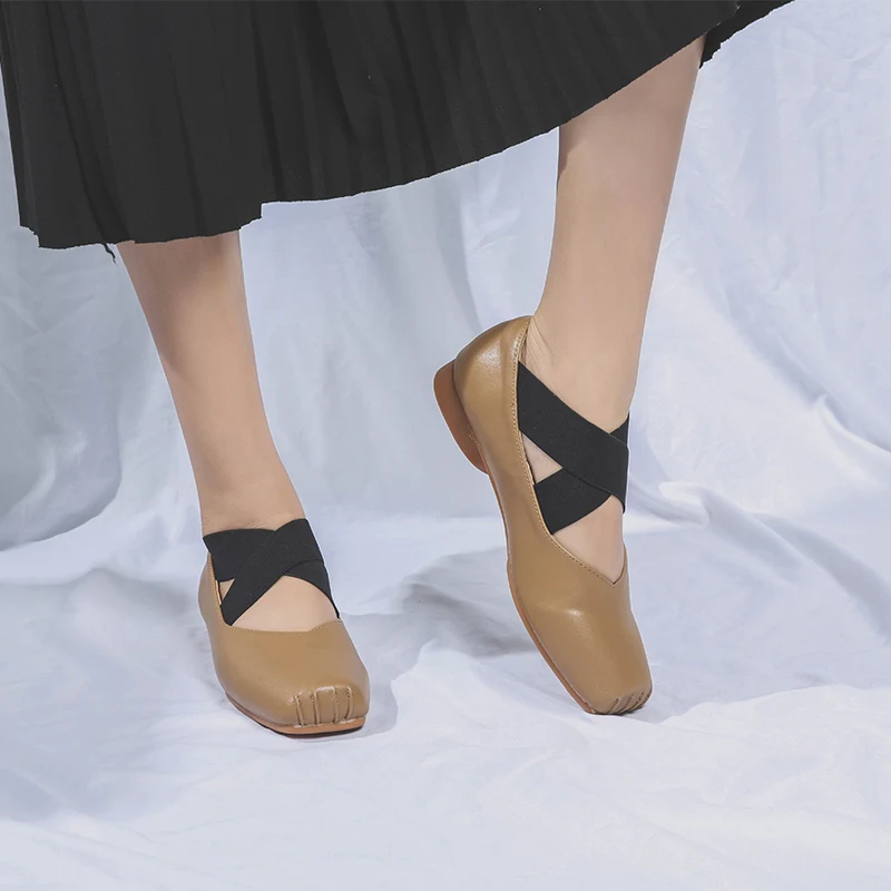 

hot Female Flat Bandage Cloth Fairy Sister Shoes Ballet Vintage Mary Grandma Shoes Moccosins lykj-yx