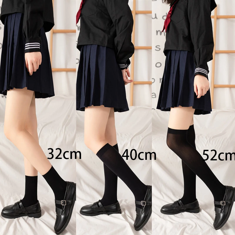 

Women Socks Stocking Calf Knee Korean Japanese Style Velvet Black White Low Middle Tube Comfortable Sweet Girl Happy Funny Socks