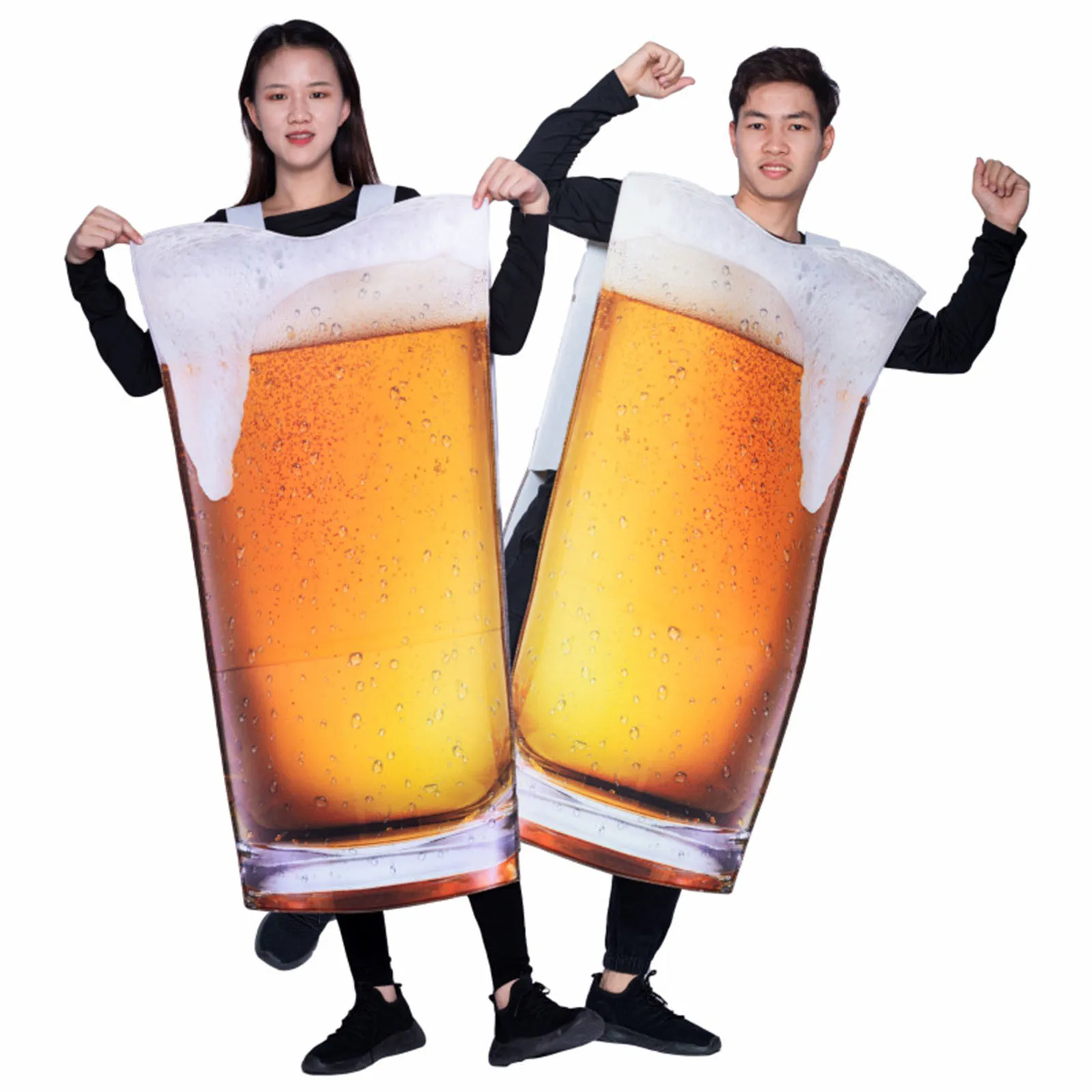 COS костюм для пивной бутылки праздничный наряд взрослых забавных мероприятий