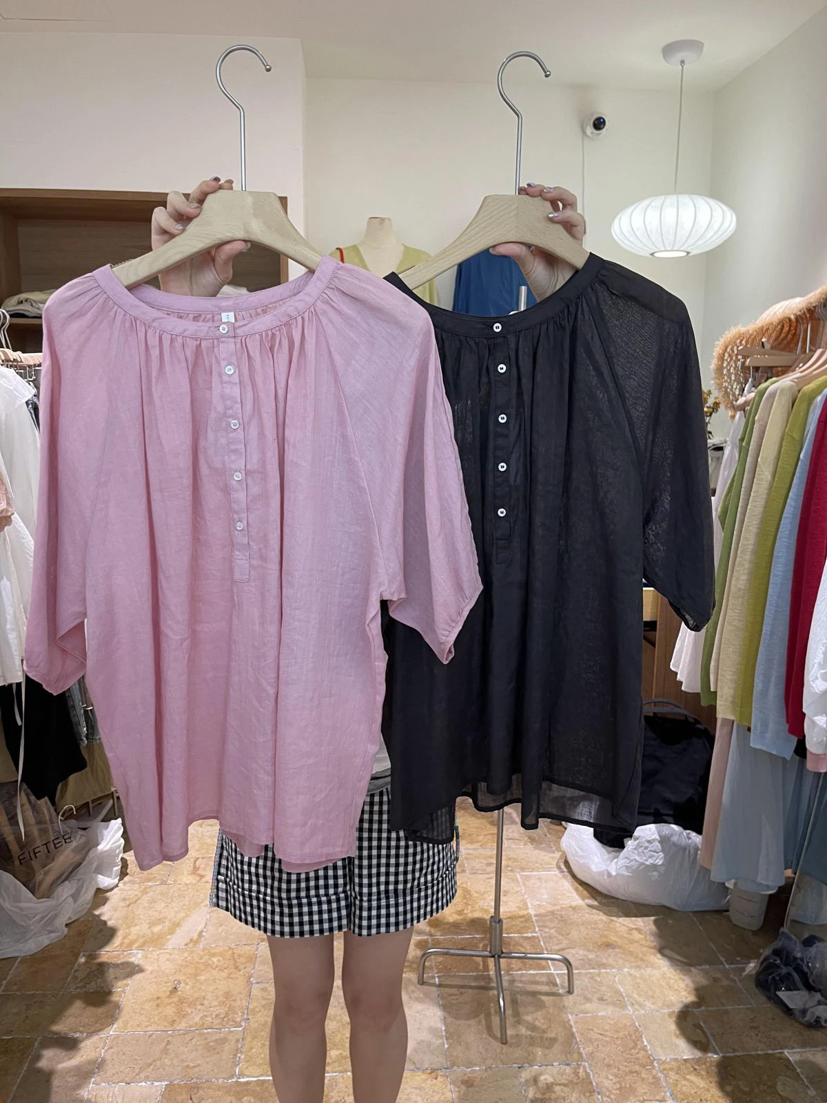 Тринадцать рядов летняя одежда для женщин новинка 2024 милая рубашка с круглым