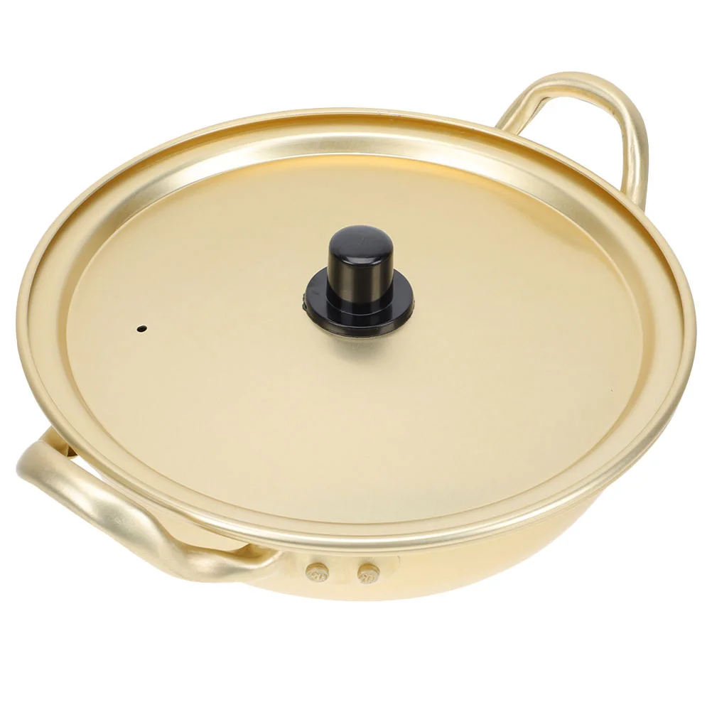 

Pot Ramen Korean Noodle Ramyun Soup Cooker Hot Steamer Aluminum Cooking Instant Pan Stockpot Bowl Bowls Traditional Basket