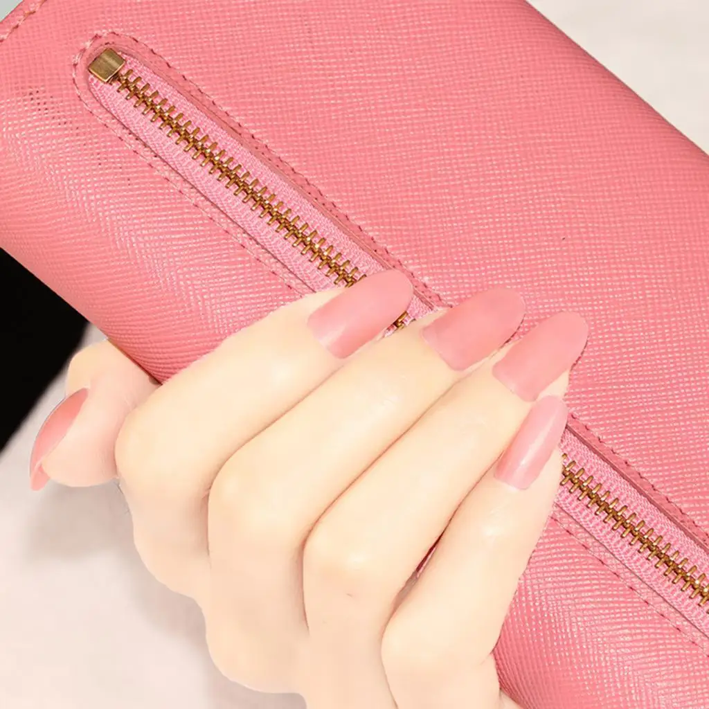 24 шт. Geiseurschte Nagelsp серьез Klare Voll 빠ige Abdeckung Falsche некоторыеgel