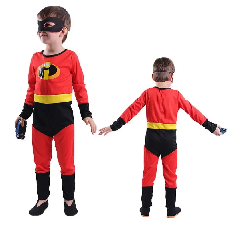 Фото Невероятный 2, костюм для косплея Elastigirl, детский комбинезон супергероя Helen Parr Dames, боди на Хэллоуин, костюм зентай, комбинезон для девочек и мальчиков №3