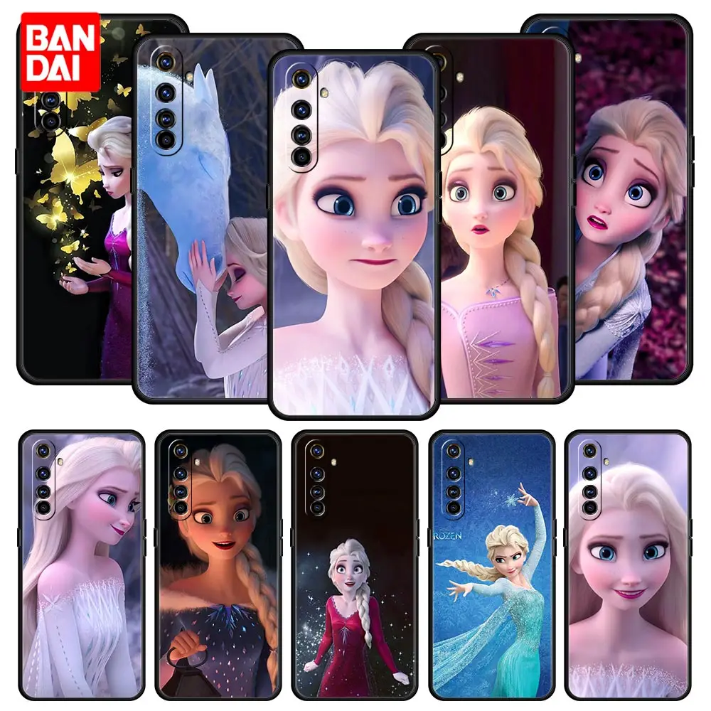 

Disney Queen Elsa Frozen Case for Oppo Realme C21 C21Y C11 C15 C25 C3 C20 Narzo30A 5 6 7 7i 8i 8 Pro Silicone Luxury Black Funda