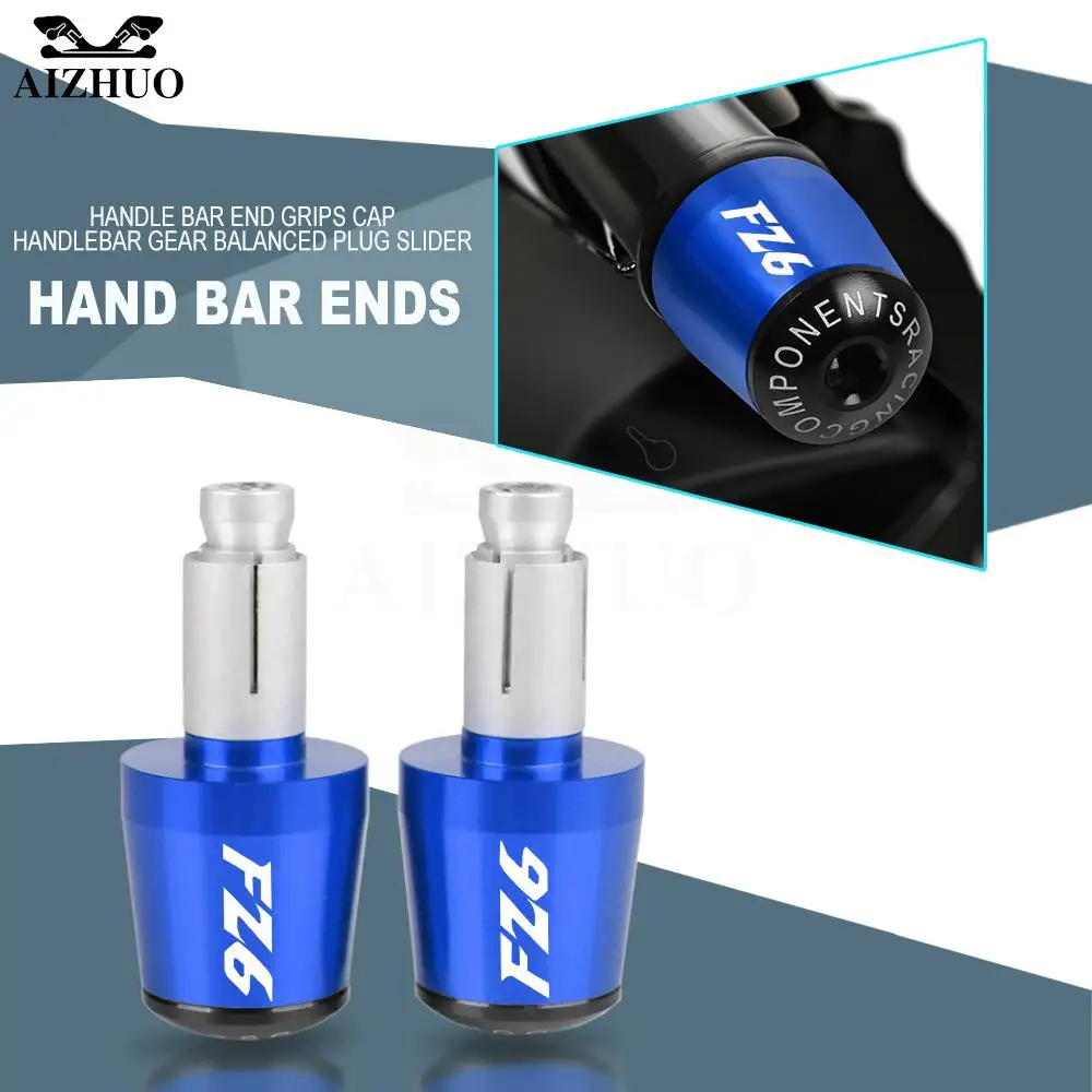 

For Yamaha FZ6 FAZER 2004-2010 FZ6S FZ6N FZ6R 2009 2008 2007 FZ-6 2006 2005 Motorcycle Handle Bar Grips Ends Plugs Caps Silder