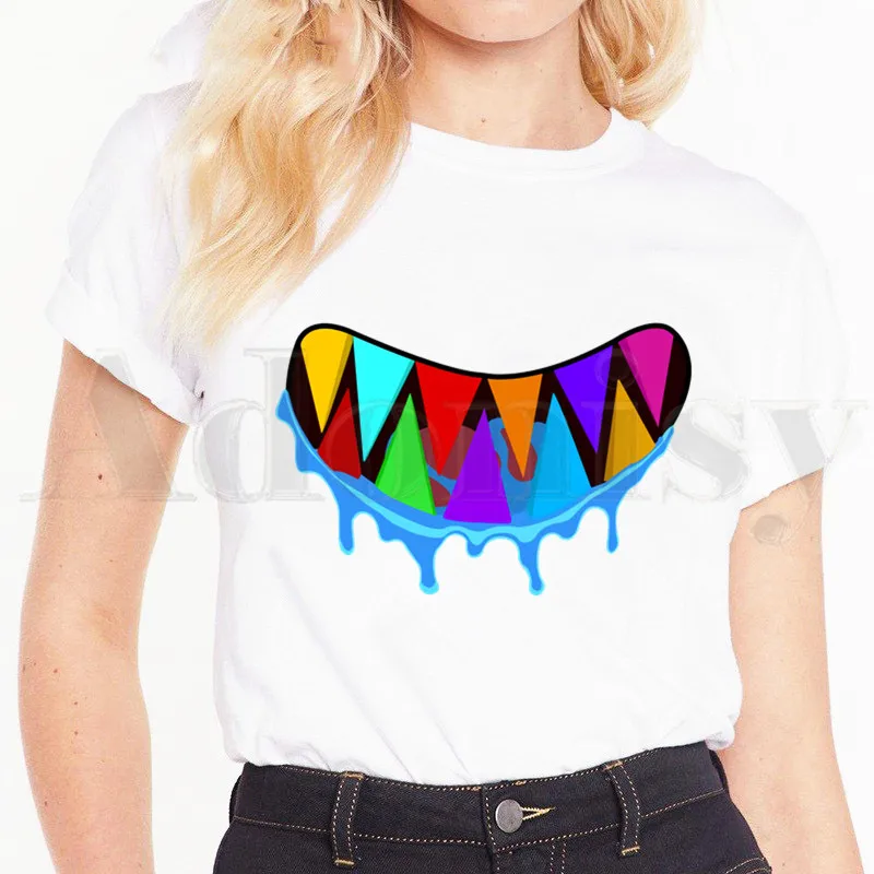 

American Rapper 6ix9ine Tekashi 69 Hip Hop T Shirts Women's T-shirt Short Sleeve Female Tops Tees Harajuku Vintage