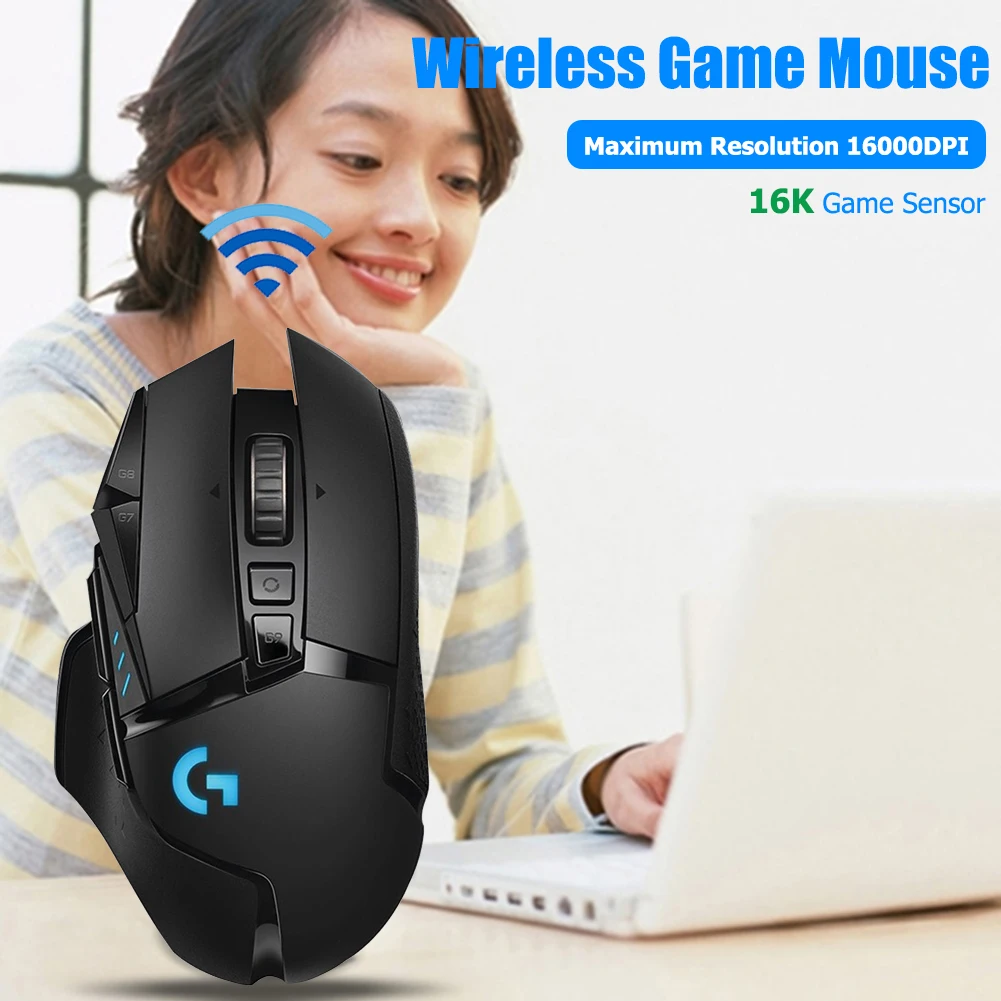 

Logitech G502 LIGHTSPEED Gamers Game Mouse RGB 25600 DPI Wireless Game Mice 11 Buttons Macro Programming for Laptop PC