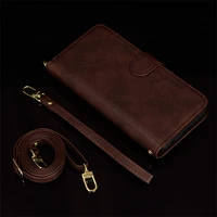 leather wallet for vivo y33s case magnetic zipper wallet mobile retro wallet flip vivo y21s y21 2021 card stand